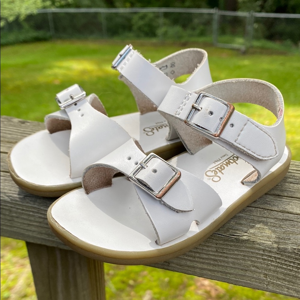 Kids White Sandals
